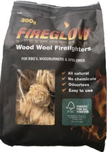 FIREGLOW Natural Wood Wool Firelighter